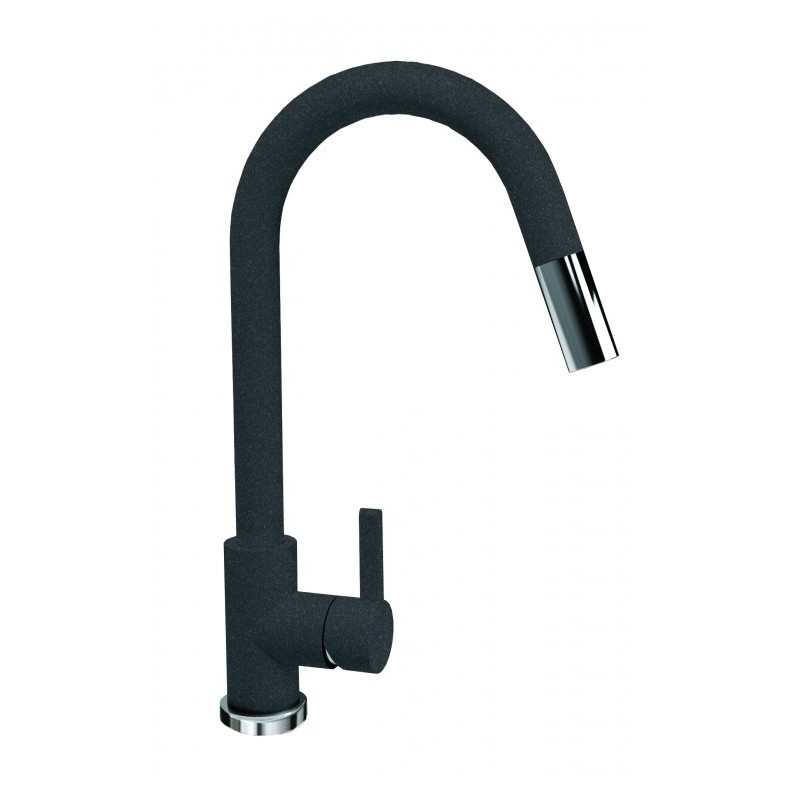 смеситель florentina вита цвет черный