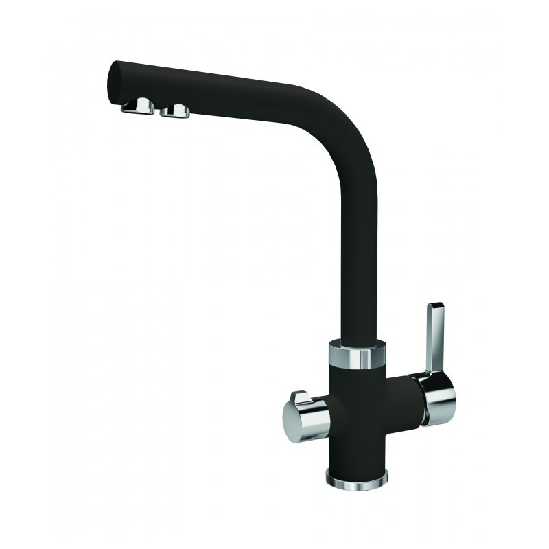 Смеситель Florentina Арес цвет антрацит