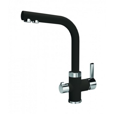 смеситель  florentina арес цвет антрацит