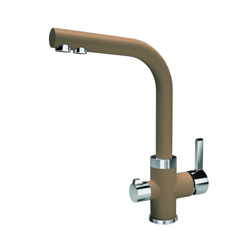 смеситель  florentina арес цвет капучино