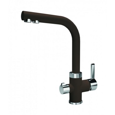 смеситель  florentina арес цвет мокко