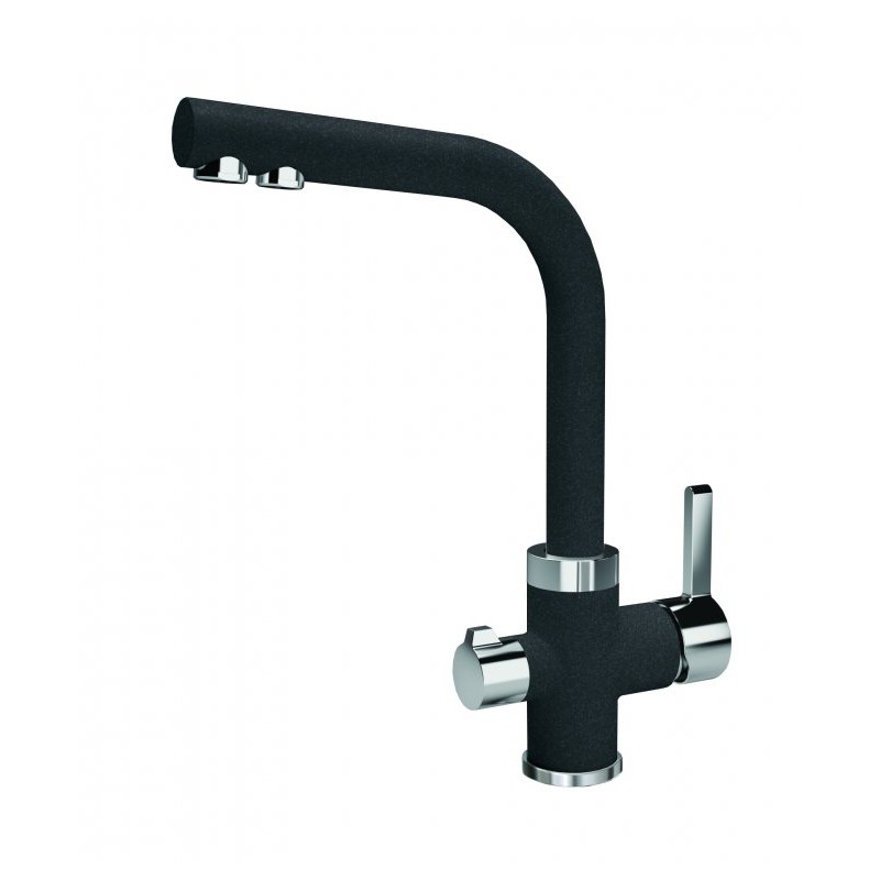 смеситель  florentina арес цвет черный