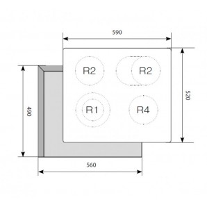 Lex EVH 642 BL варочная панель