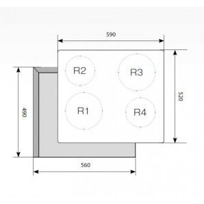 Lex EVH 640 WH варочная панель