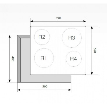 Lex EVH 640 WH варочная панель