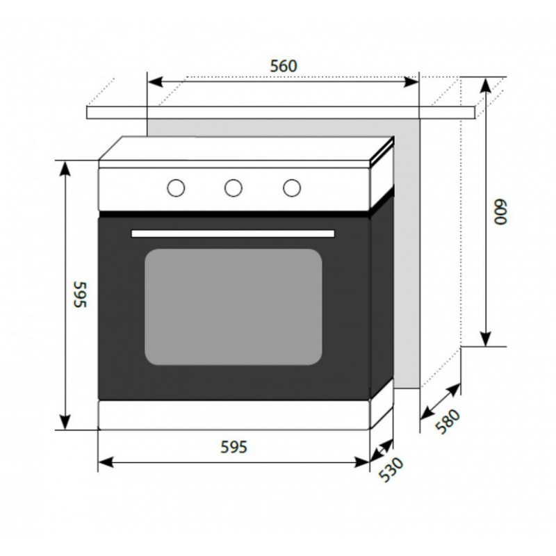 LEX EDM 070 IV электрический духовой шкаф