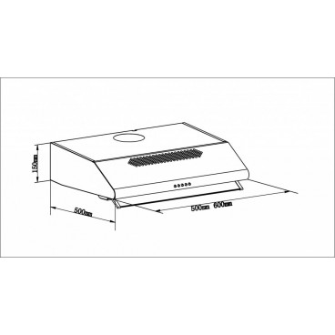LEX SIMPLE 600 INOX вытяжка