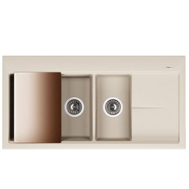 мойка кухонная флорентина россана цвет жасмин