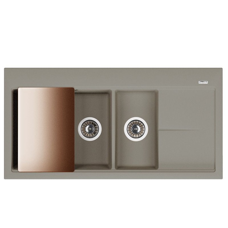 Флорентина РОССАНА ЦВЕТ ГРЕЙ Мойка Кухонная