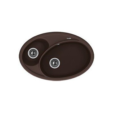 мойка кухонная флорентина селена 780 цвет мокко