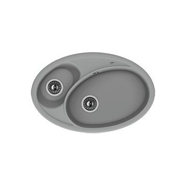 мойка кухонная флорентина селена 780 цвет грей