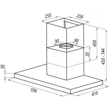 LEX T 600 WHITE вытяжка
