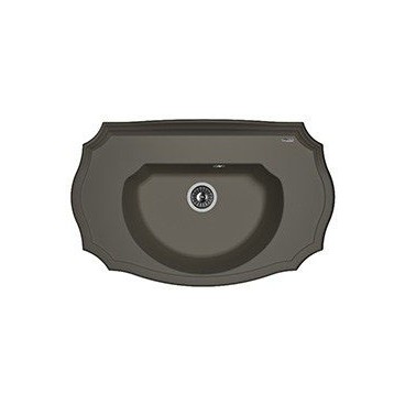 мойка кухонная флорентина капри цвет антрацит