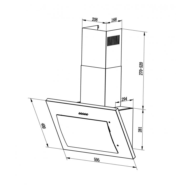 LEX MIKA GS 600 IVORY LIGHT вытяжка LEX MIKA GS 600 IVORY LIGHT вытяжка