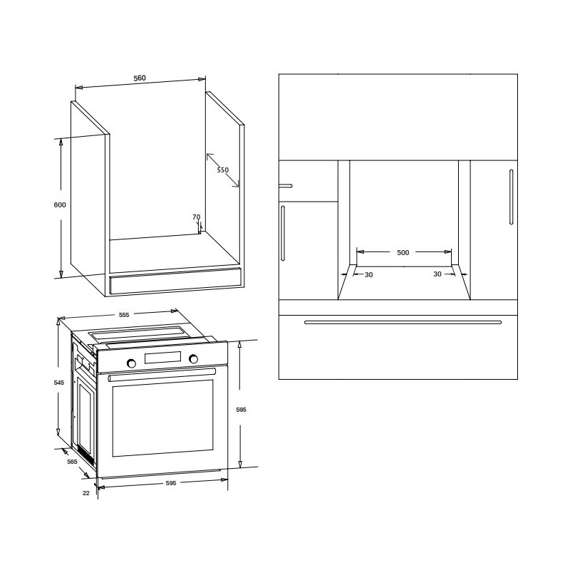 KORTING духовой шкаф OKB 691 CSX