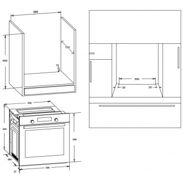 KORTING духовой шкаф OKB 691 CSC