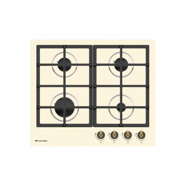 Electronicsdeluxe варочная газовая панель tg4 750231 f-023 беж эмаль/бронза