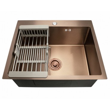 мойка кухонная FABIA PROFI 600x500 МЕДЬ +корзина, нерж.сталь