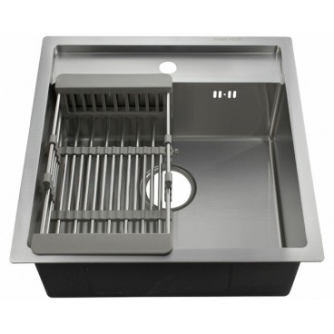 мойка кухонная FABIA PROFI 500x500 +корзина, нерж.сталь