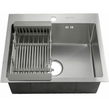 мойка кухонная FABIA PROFI 550x450 +корзина, нерж.сталь