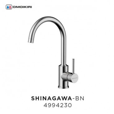 Смеситель Omoikiri Shinagawa-BN нержавеющая сталь