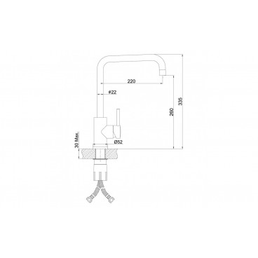 Смеситель LeMark Expert LM5077S