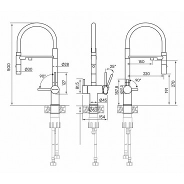 Смеситель Paulmark Magneto Ma213118-G