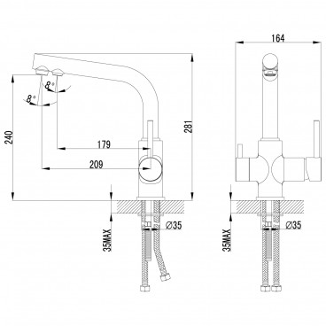 Смеситель LeMark Comfort LM3061C