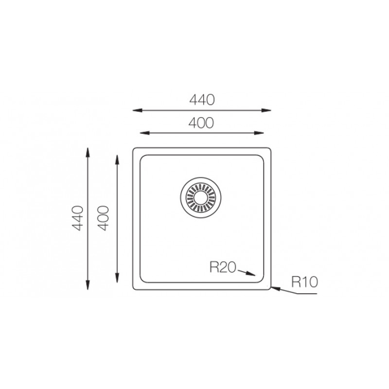 Мойка TopZero ME400.GT10K