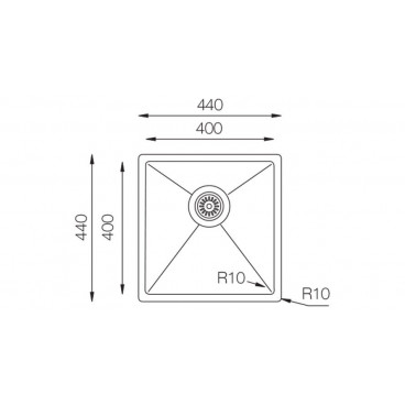 Мойка TopZero ColorX TNL 400 GOLD