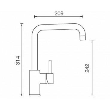 Смеситель Schock FONOS баварский камень