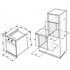 KORTING духовой шкаф OKB 7951 CMB