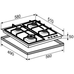 Zigmund & Shtain G 14.6 B варочная поверхность