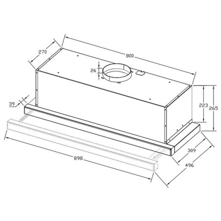 KORTING вытяжка  KHP 9815 GW