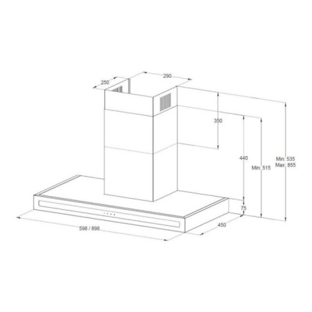KORTING вытяжка KHC 6877 N