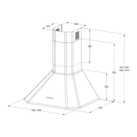 KORTING вытяжка KHC 9839 RB
