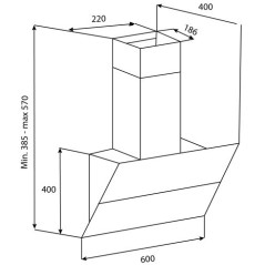 KORTING вытяжка KHC 65070 GВ
