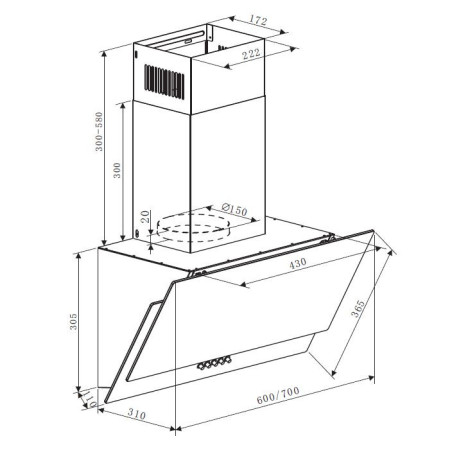 Zigmund & Shtain K 145.4 W Кухонная вытяжка