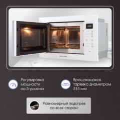 Zigmund & Shtain BMO 15.252 W микроволновая печь