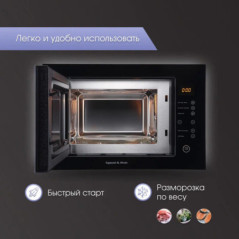 Zigmund & Shtain BMO 15.252 B микроволновая печь
