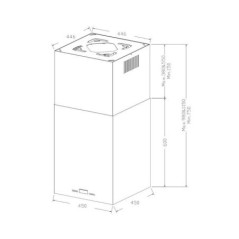 KORTING вытяжка KHA 45970 N Cube