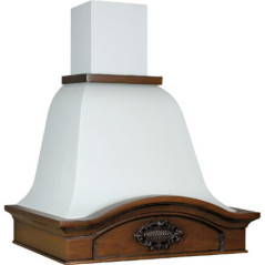 Вытяжка ЛИЛИЯ 600 С ДЕКОРОМ ЛУИЗИАНА БУК/БЕЛЫЙ МУАР