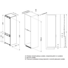 ASCOLI холодильник ADRF310WEBI