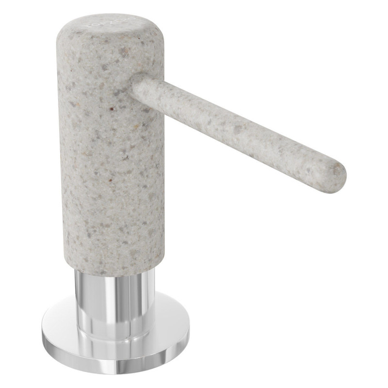 Дозатор для жидкого мыла TopZero TPZ114-47CR Smoke/CR, гранит/хром