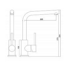 Смеситель TopZero TPZ 201 CR
