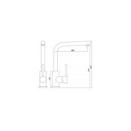 Смеситель TopZero TPZ 201 CR