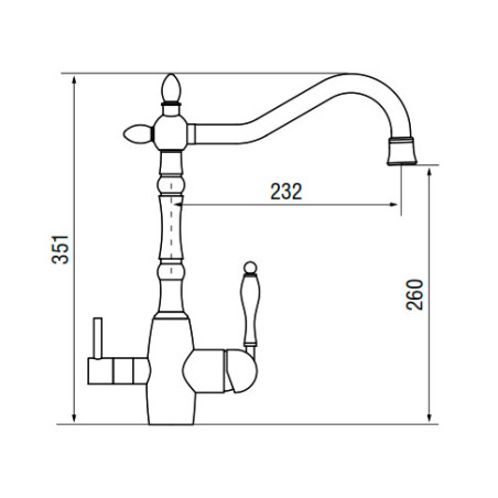 Кухонный смеситель TopZero Brad BR