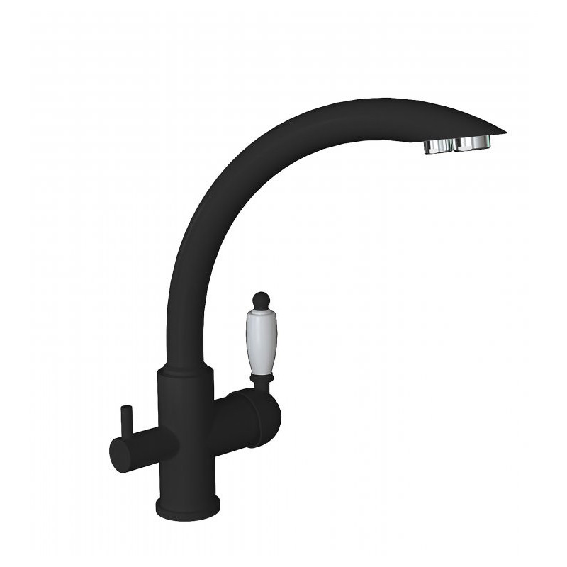 Смеситель Шале FL цвет антрацит