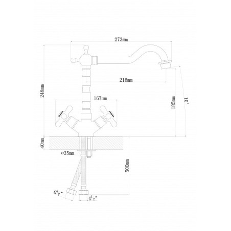 Смеситель TopZero Clyde BR