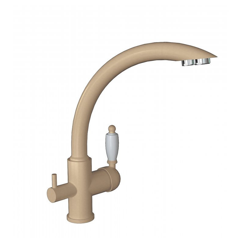 Смеситель Шале FL  цвет шампань